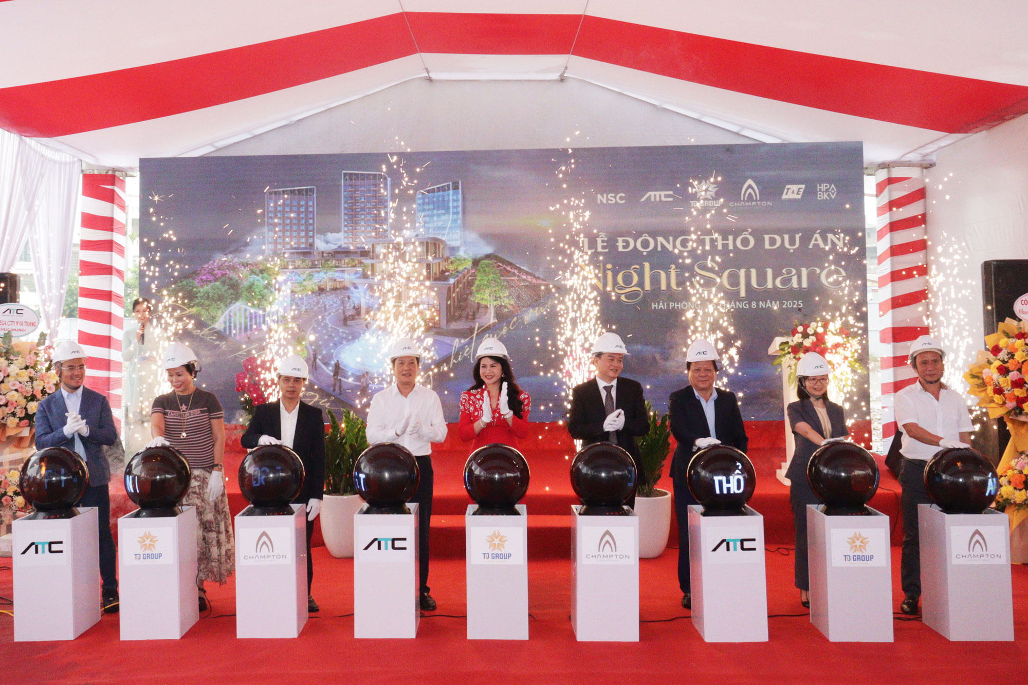 Night Square Project Groundbreaking Ceremony