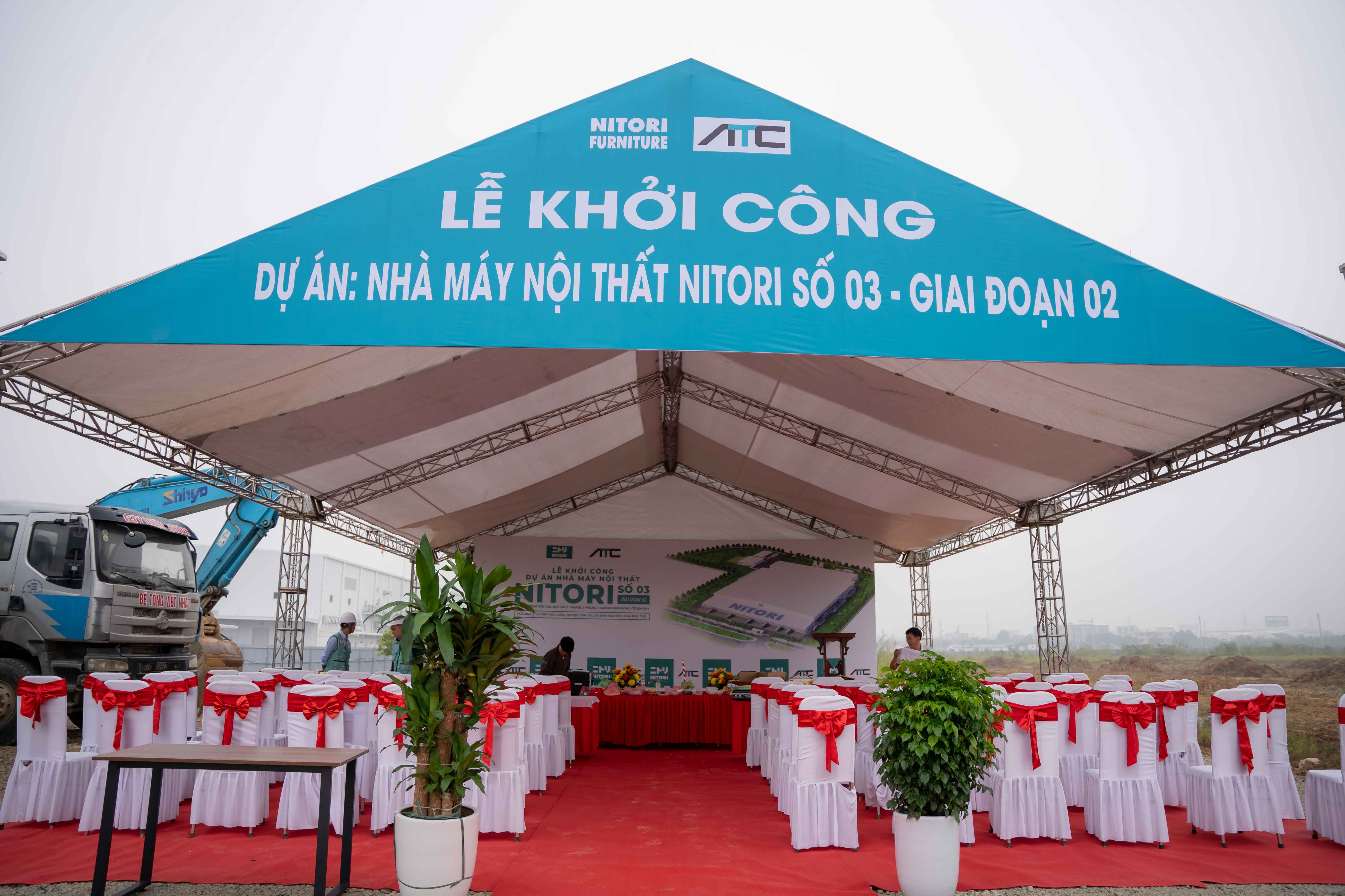 Nitori Furrniture Factory No.3 - Phase 2 Projec Groundbreaking Ceremony